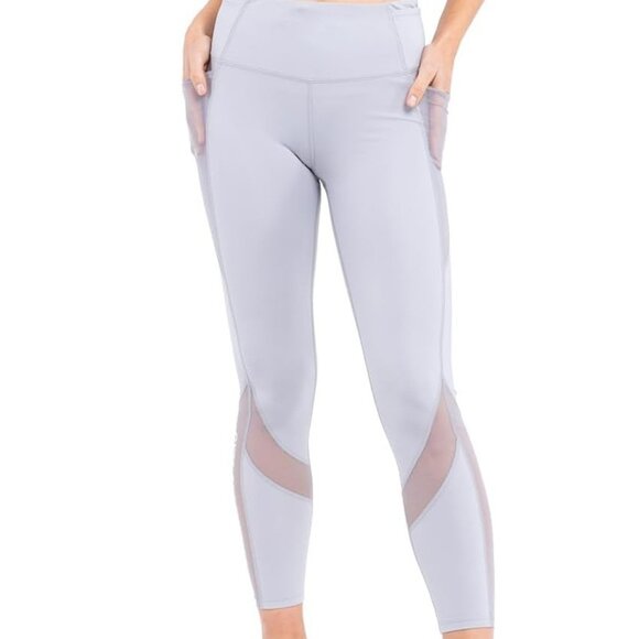 NWT. Gym Aesthetics Women's Training Leggings. Grey. Size L. - Picture 2 of 6